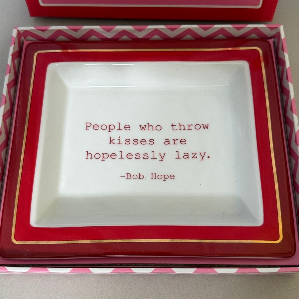 LOVE Porcelain Tray - Bob Hope